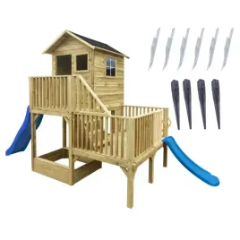 drewniany-domek-dla-dzieci-hubert-z-tarasem-2-slizgi-niebieskie-kotwy