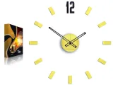 zegar-scienny-modernclock-punkt-zolty-3d-diy-50cm-stan-nowy