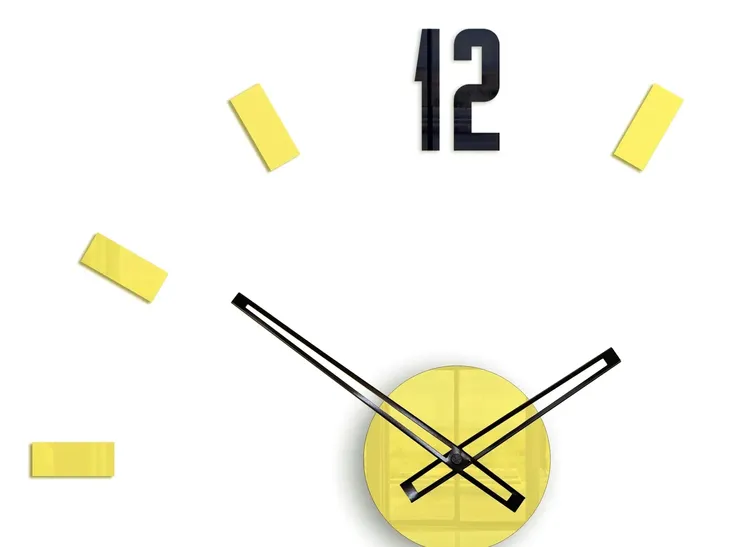 zegar-scienny-modernclock-punkt-zolty-3d-diy-50cm-marka-modernclock