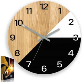 zegar-scienny-drewniany-teksas-wood-szary-33-cm