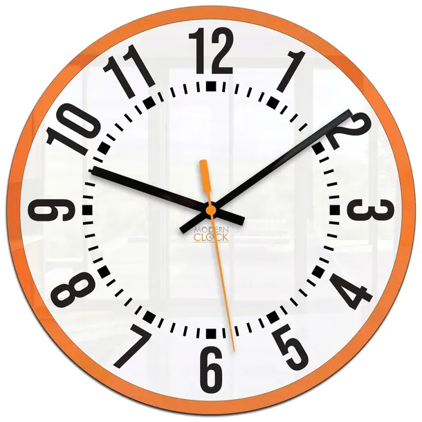 zegar-scienny-oskar-cichy-czytelny-orange-loft-marka-modernclock