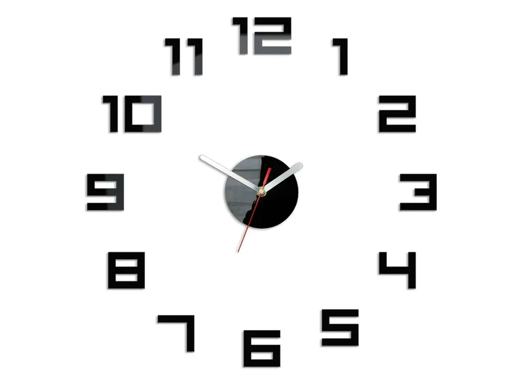 zegar-scienny-modernclock-digit-diy-3d-czarny-stan-nowy