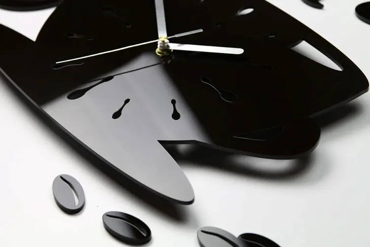 zegar-scienny-kuchenny-modernclock-coffe-time-kolor-czarny