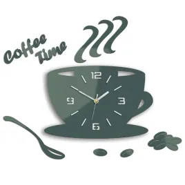 zegar-scienny-modernclock-filizanka-3d-szara