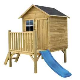 drewniany-ogrodowy-domek-dla-dzieci-tomek-slizg-niebieski