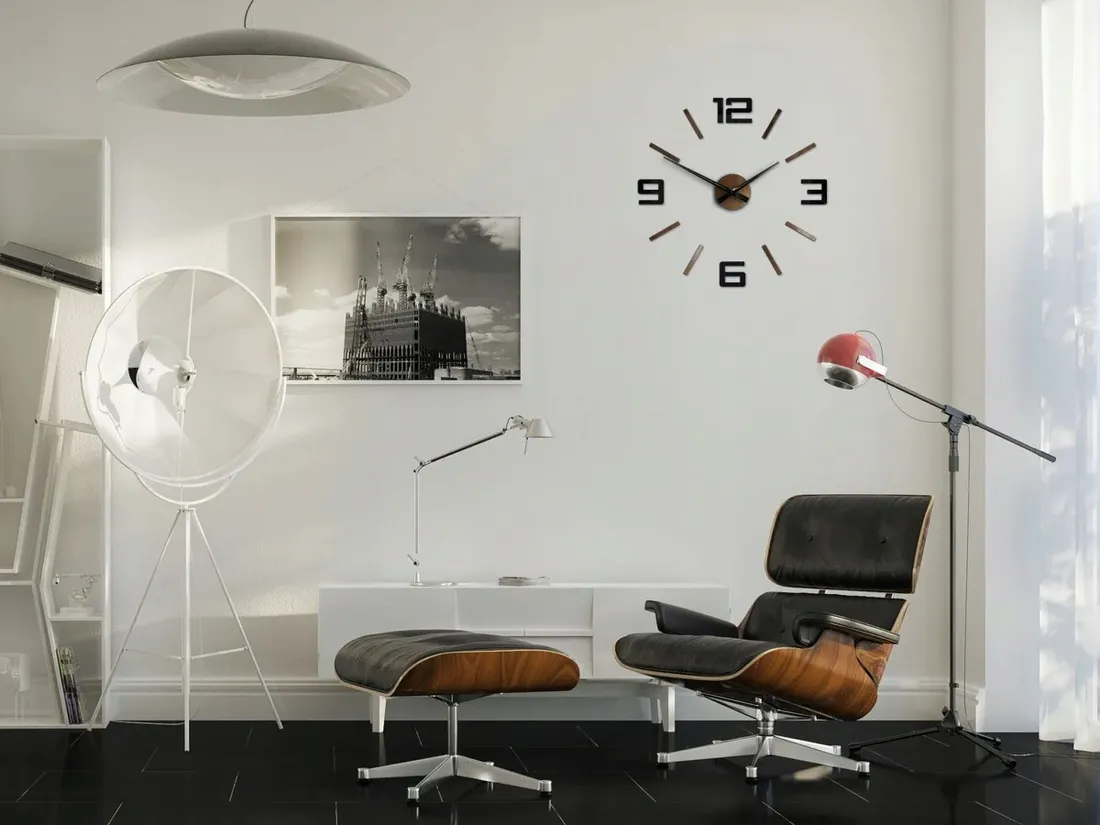 zegar-scienny-modernclock-silver-copper-black-new
