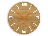 zegar-scienny-dab-white-and-orange-klasyk-diy