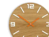zegar-scienny-dab-white-and-orange-klasyk-diy-stan-nowy