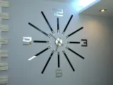 zegar-scienny-modernclock-big-clock-cichy-diy-stan-nowy