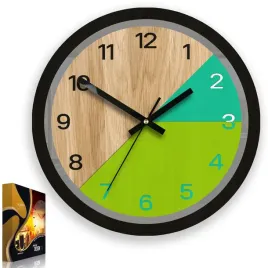 zegar-scienny-drewniany-paryz-zielony-33cm-cichy