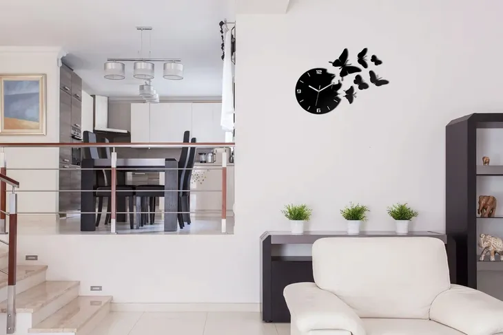 zegar-scienny-motyle-3d-ultra-cichy-super-kolory-marka-modernclock