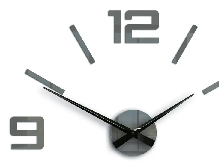 zegar-scienny-modernclock-szary-60cm-stan-nowy