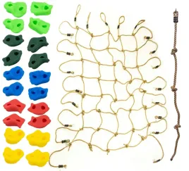 zestaw-akcesoria-na-plac-zabaw-kamienie-lina-wspinaczkowa-siatka-dla-dzieci