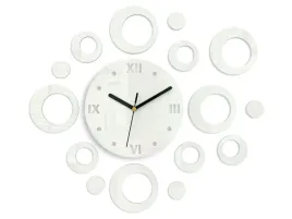 zegar-scienny-modernclock-ring-bialy-okragly-diy