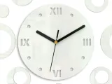 zegar-scienny-modernclock-ring-bialy-okragly-diy-stan-nowy