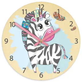 zegar-scienny-do-pokoju-dziecka-zebra-30cm-cichy