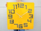 duzy-zegar-scienny-logic-59cm-zolty-polysk-stan-nowy