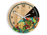 zegar-scienny-drewniany-lagos-boho-33cm-stan-nowy