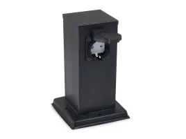 slupek-ogrodowy-230v-20cm-2-gniazda-czarny