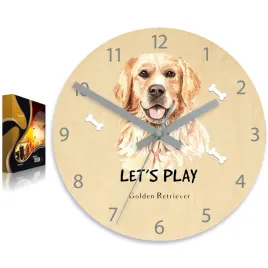 zegar-scienny-pies-golden-retriever-dla-dziecka