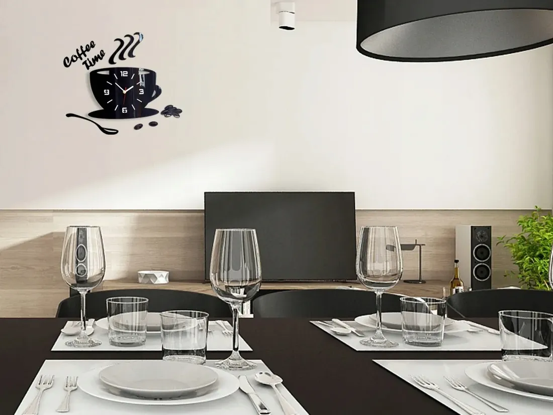 zegar-scienny-kuchenny-modernclock-coffe-time-3d