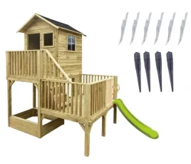 domek-dla-dzieci-hubert-z-piaskownica-ze-slizgiem-jasnozielonym-i-kotwami