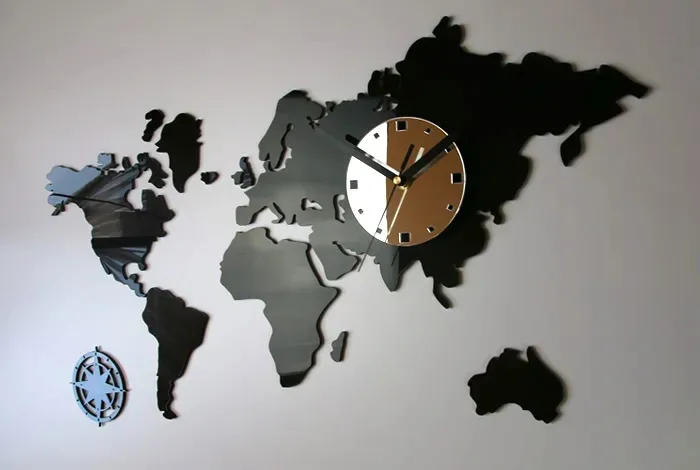 zegar-scienny-modernclock-mapa-swiata-diy-stan-nowy