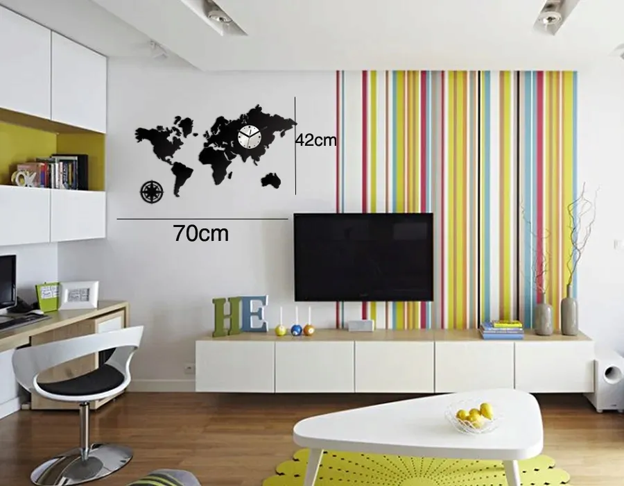 zegar-scienny-modernclock-mapa-swiata-diy
