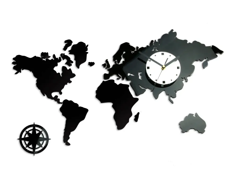 zegar-scienny-modernclock-mapa-swiata-diy-stan-nowy
