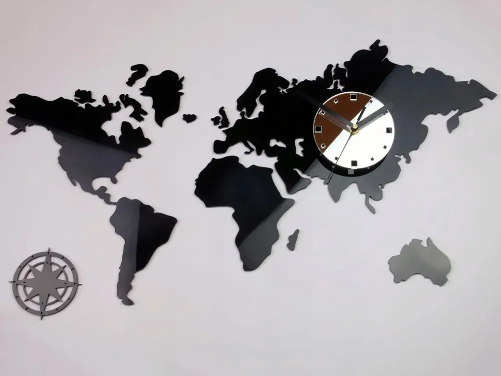 zegar-scienny-modernclock-mapa-swiata-diy