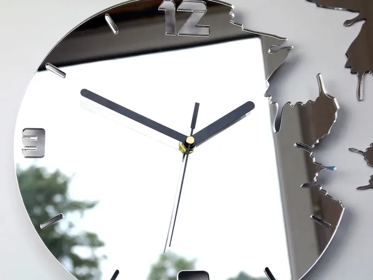 zegar-scienny-modernclock-motyle-lustro-diy-kolor-srebrny