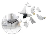 zegar-scienny-modernclock-motyle-lustro-diy-zasilanie-baterie