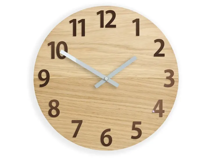 zegar-scienny-dab-copper-3d-drewniany-styl-marka-modernclock