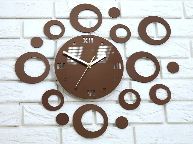 zegar-scienny-modernclock-ring-copper-okragly-diy-linia-ring