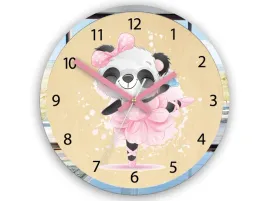 zegar-scienny-dla-dziecka-panda-balet-30cm-cichy
