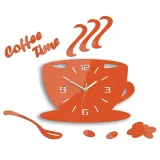 zegar-scienny-modernclock-filizanka-3d-pomarancz