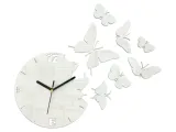 zegar-scienny-modernclock-motyl-bialy-diy