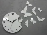 zegar-scienny-modernclock-motyle-3d-bialy-nowosc-linia-motyle