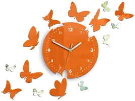 zegar-scienny-modernclock-motyl-pomaranczowy-14