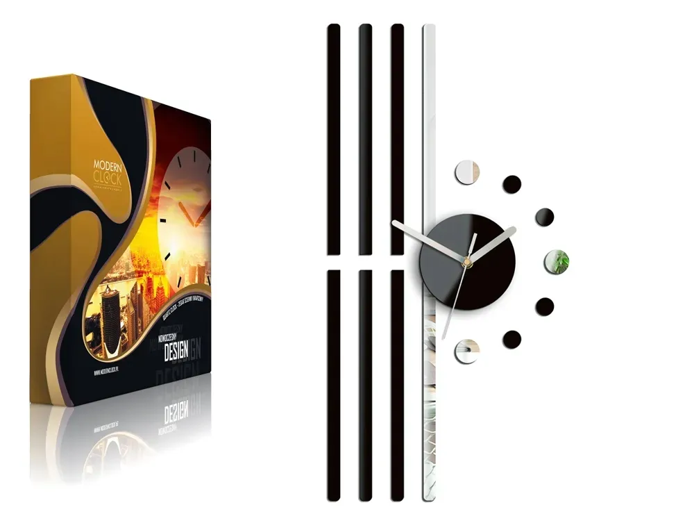 zegar-scienny-modernclock-mcl0014-kreski-lustro