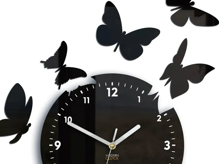 zegar-scienny-modernclock-motyle-14-motyli-diy-linia-14-motyli