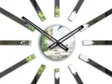 zegar-scienny-modernclock-sheen-czarny-cichy-linia-sheen