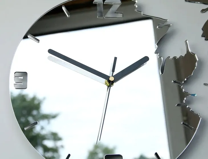 zegar-scienny-modernclock-motyle-lustro-mirror-marka-modernclock