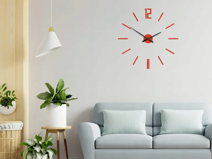 duzy-zegar-scienny-modernclock-carlo-czerwony-marka-modernclock