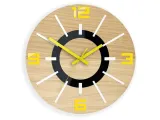 zegar-scienny-debowy-zolty-alladyn-3d-cichy-marka-modernclock