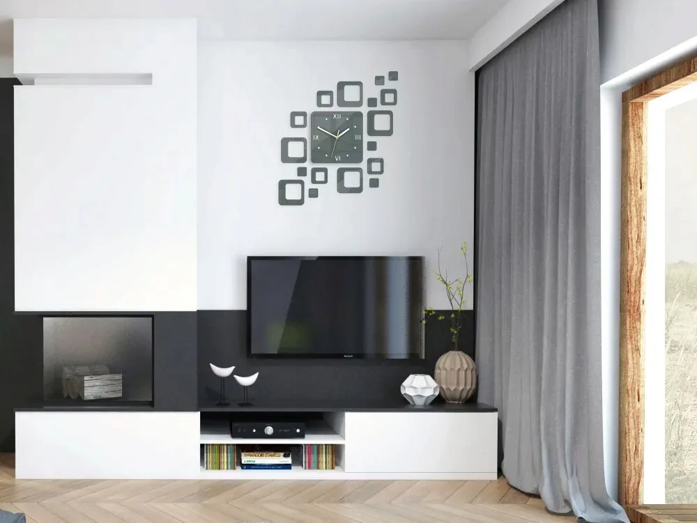 zegar-scienny-modernclock-rome-szary-diy