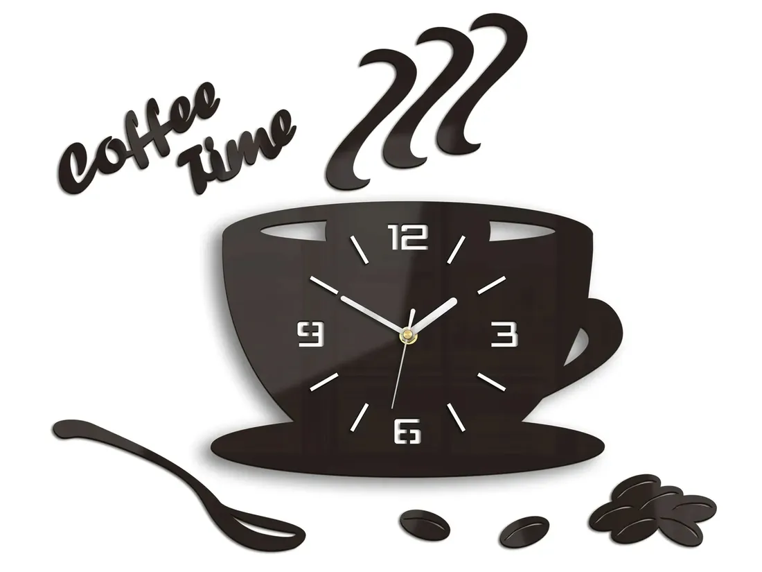 zegar-scienny-modernclock-filizanka-3d-wenge-stan-nowy