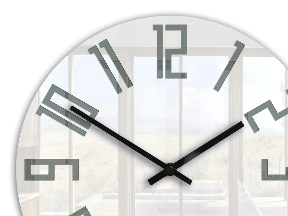 zegar-scienny-modernclock-slim-bialo-szary-cichy
