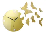 zegar-scienny-motyle-gold-7-motyli-zasilanie-baterie