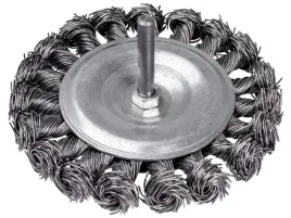 szczotka-druciana-tarczowa-100-mm-splatana-trzpien-6-mm-drut-skrecany